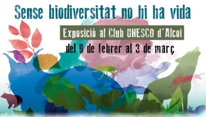 EXPOSICIONS SALA UNESCO FEBRER 2022 COLLA ECOLOGISTA "LA CARRASCA" SENSE BIODIVERSITAT NO HI HA VIDA"