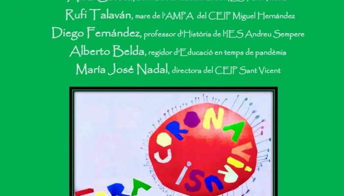 XARRADA SOBRE EDUCACIO EN LA PANDEMIA. DARRERA JORNADA COVID.