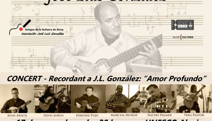 CONCERT DE GUITARRA. HOMENATGE AL MESTRE JOSE LU&Iacute;S GONZ&Aacute;LEZ