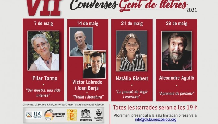 VII. TROBADA DE GENT DE LLETRES. AMICS DE LA UNESCO D'ALCOI, 2021