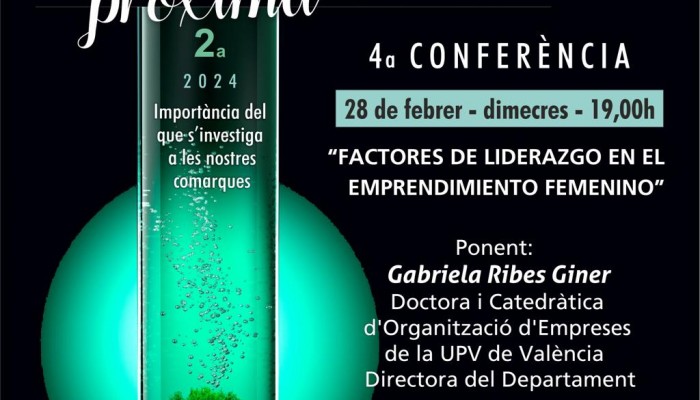 CI&Egrave;NCIA PR&Oacute;XIMA (2) FACTORES DE LIDERAZGO EN EL EMPRENDIMIENTO FEMENINO