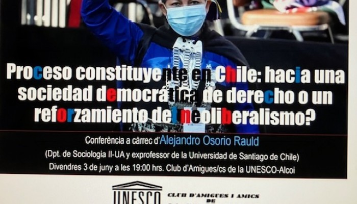 CONFER&Egrave;NCIA: PROCESO CONSTITUYENTE EN CHILE a c&agrave;rrec de Alejandro Osorio Rauld