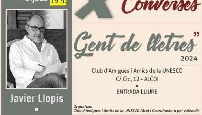 GENT DE LLETRES 2024 amb Javier LLopis