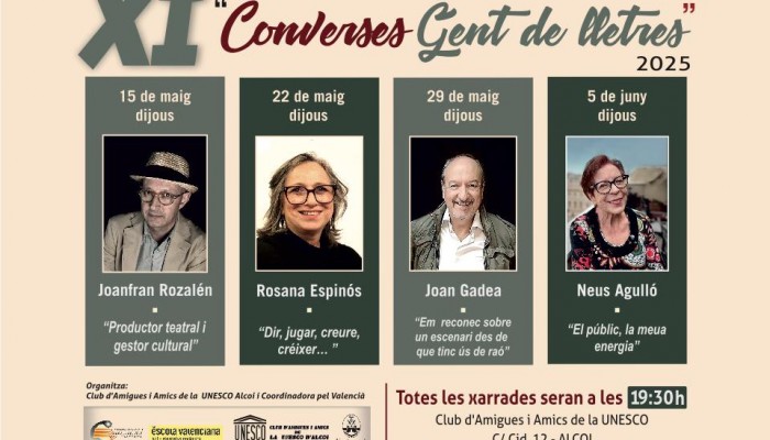 XI. CONVERSES AMB GENT DE LLETRES, 2025
