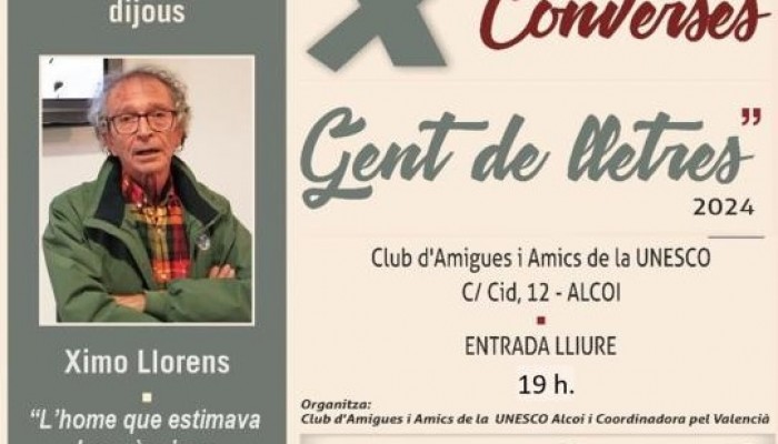 GENT DE LLETRES 2024 amb Ximo Llorens